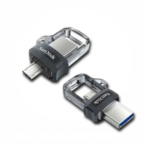 SANDISK 128GB ULTRA DUAL USB 3.0 METAL/SILVER